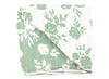 Beautiful Vintage Sage Flower Baby Blanket in Our Thickest, Softest Material. Four Layers of 100% Muslin Cotton! - Cozy Gift