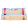Baby Girl Personalized Burp Cloths, You Choose How Many in Your Set - Cozy Gift