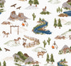 Blanket for Baby in Western Theme. In Our Thickest, Softest Material. Four Layers of 100% Muslin Cotton! - Cozy Gift