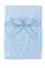 Dot Baby Blanket and Pup Baby Booties in Pink or Blue - Cozy Gift