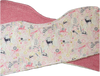 Handmade Burp Cloths, Super Thick and Soft, Pretty Pink Forest - Cozy Gift