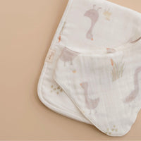 Burp Cloths - Farmhouse Goose Design New, Super Absorbent and Soft. - Cozy Gift