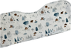 Handmade Burp Cloths, Super Thick and Soft, Blue Forest - Cozy Gift