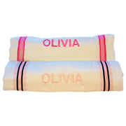 Baby Girl Personalized Burp Cloths, You Choose How Many in Your Set - Cozy Gift