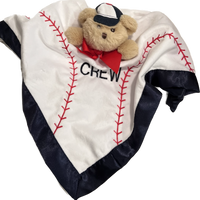 Baseball Bear Baby Snuggler Lovie, Our Best Sellers. - Cozy Gift