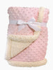 Best Seller our Minky Blanket In Pink or Blue - Cozy Gift