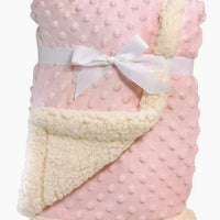 Best Seller our Minky Blanket In Pink or Blue - Cozy Gift