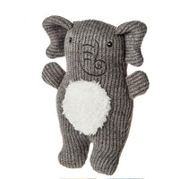 Knitted Elephant Rattle - Cozy Gift
