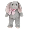 Grey Bunny Lovey for Boy or Girl, We love the Pink & Blue Floppy Ears - Cozy Gift
