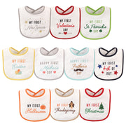 Seasonal Baby Bibs Means Your Gift Keeps On Giving! This Seasonal Gift Set Makes A Great Gift. - Cozy Gift