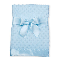 Blue Lovey Minky Blanket - Cozy Gift